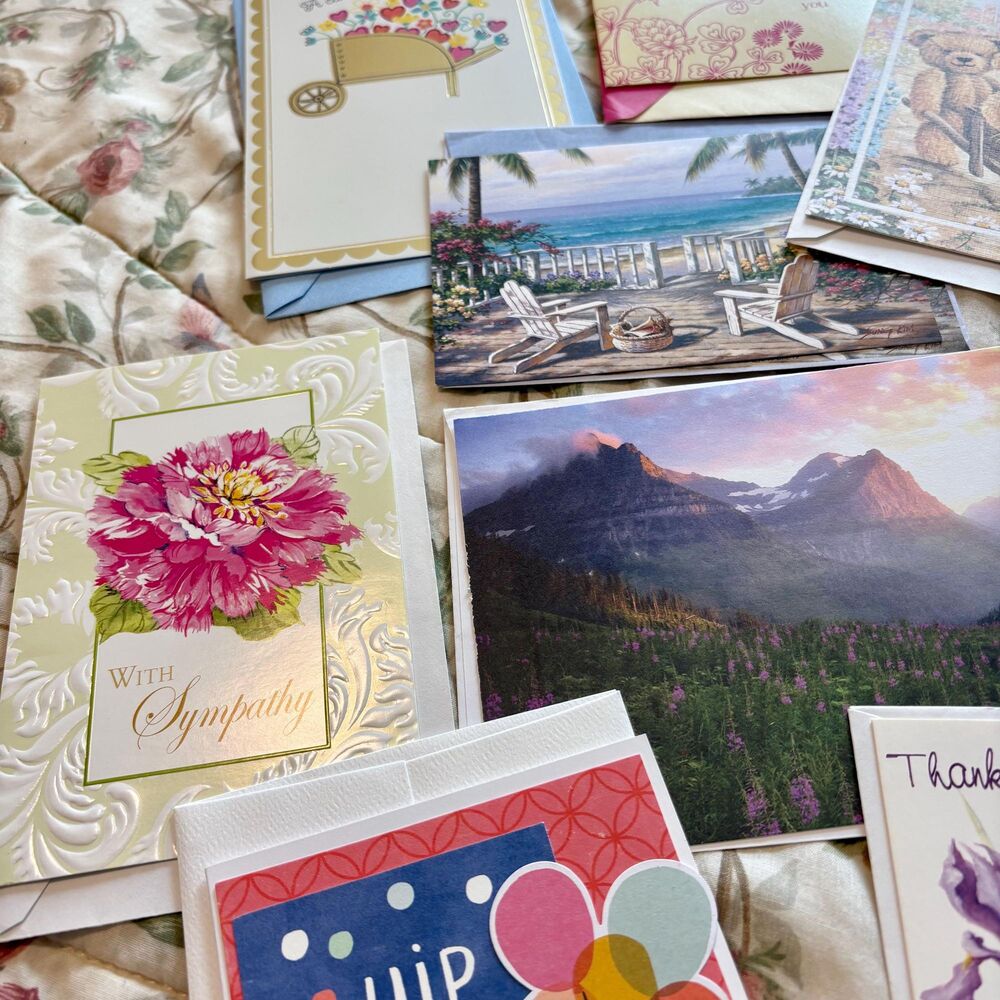 Lot of 60+ Blank Cards w/ Envelopes, Greeting Cards, Mixed Vintage Hallmark - Picture 6 of 8